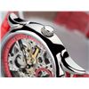 Image 10 : NEW YVES CAMANI DESIGNER SKELETAL RED WATCH