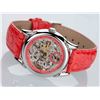 Image 8 : NEW YVES CAMANI DESIGNER SKELETAL RED WATCH