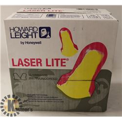 BOX OF LASER LITE MULTI COLOR FOAM EARPLUGS