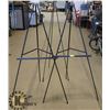 Image 1 : LOT OF 3 EASELS - 2 ART EASELS AND ONE COLLAPSIBLE