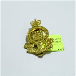 WW2 ROYAL CANADIAN ORDINANCE CAP BADGE