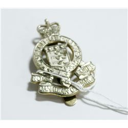 WW2 ROYAL CANADIAN ORDINANCE CAP BADGE