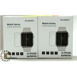 LOT OF 2 APPLE WATCH SCREEN PROTECTORS