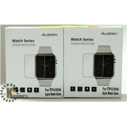 LOT OF 2 APPLE WATCH SCREEN PROTECTORS