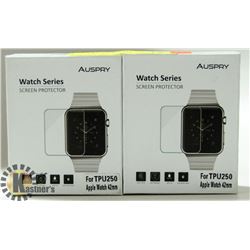 LOT OF 2 APPLE WATCH SCREEN PROTECTORS