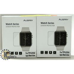 LOT OF 2 APPLE WATCH SCREEN PROTECTORS