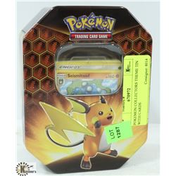 POKEMON COLLECTORS THEME TIN WITH CARDS