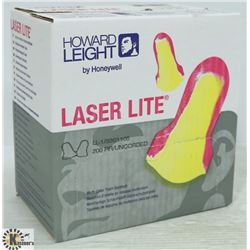 BOX OF LASER LITE MULTI COLOR FOAM EARPLUGS