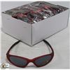 Image 2 : BOX OF OAKLEY STYLE RED DESIGNER SUNGLASSES