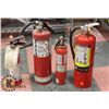 Image 1 : LOT OF 4 FIRE EXTINGUISHERS