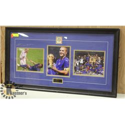 LARGE TEAM ITALY FRAMED WORLD CUP DISPLAY