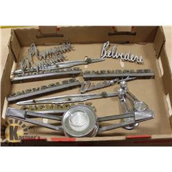 VINTAGE FENDER EMBLEMS AND PARTS, CHEVROLET