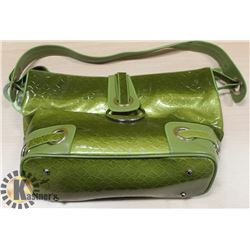 NEW GREEN PRINCESS FLORENCE SNAKE SKIN BAG