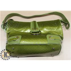 NEW GREEN PRINCESS FLORENCE SNAKE SKIN BAG