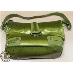 NEW GREEN PRINCESS FLORENCE SNAKE SKIN BAG