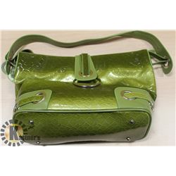 NEW GREEN PRINCESS FLORENCE SNAKE SKIN BAG
