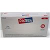 Image 2 : BOX OF 100 SIZE XLARGE DISTECH CLEAR VINYL MEDICAL