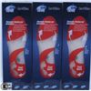 Image 2 : 3 PAIRS OF NEW SZ L  MENS (7-13 ) GEL GENIE INSOLE