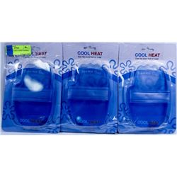 3 NEW  COOL HEAT HAND WARMER / ICE PACK