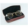 Image 1 : ANTIQUE WITE RIMMED GLASSES WITH CASE
