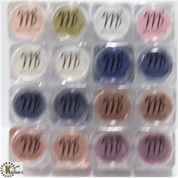 16 MICABELLA NATURAL MINERAL EYE SHADOW, ASSORTED