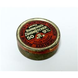 WW2 ERA GERMAN 9MM MUNITIONS TIN