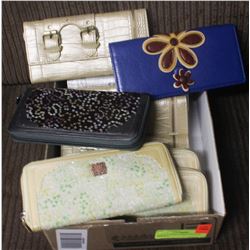 BOX W/12 NEW LADIES WALLETS - GENERAL,