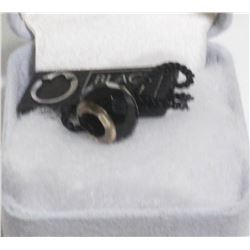 BLACK PERSONA SINGLE BEAD .925 SILVER