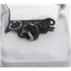 Image 1 : BLACK PERSONA SINGLE BEAD .925 SILVER