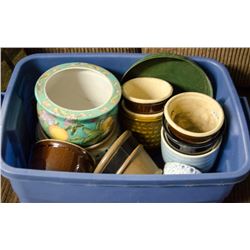 BLUE BIN WITH 12 VARIOUS SIZES, STYLES &