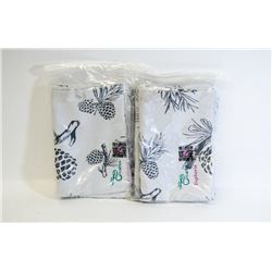 LOT OF 2 NEW SEALED CALITIME THROW PILLOW CASES