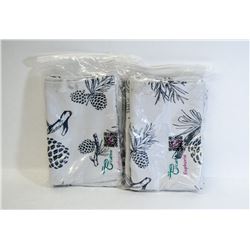 LOT OF 2 NEW SEALED CALITIME THROW PILLOW CASES