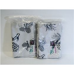 LOT OF 2 NEW SEALED CALITIME THROW PILLOW CASES