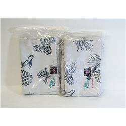 LOT OF 2 NEW SEALED CALITIME THROW PILLOW CASES