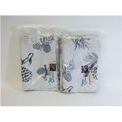 LOT OF 2 NEW SEALED CALITIME THROW PILLOW CASES