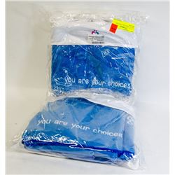 LOT OF 2 NEW GYM TOWEL AND BAG SETS