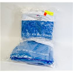 LOT OF 2 NEW GYM TOWEL AND BAG SETS