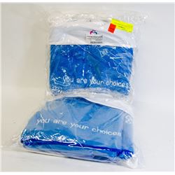 LOT OF 2 NEW GYM TOWEL AND BAG SETS