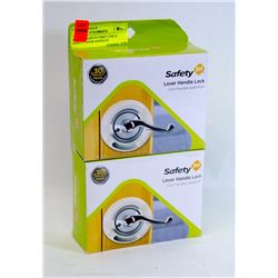 LOT OF 2 SAFETY FIRST CHILD SAFETY DOOR HANDLES