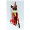 Image 1 : RED METAL HYDRAULIC FLOOR JACK WITH