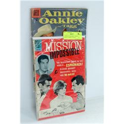 #1 MISSION IMPOSIBLE ANNIE OAKLEY COMICS 10CENT