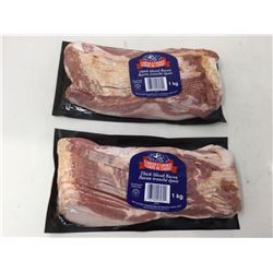 Carver's Choice Thick Sliced Bacon (1kg) Lot of 2