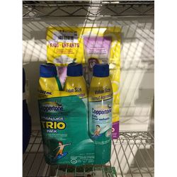 Coppertone Contiguous Spray 60 SPF 3-Pack andAlbaBotanicaKids SunscreenLotion Lotof 2