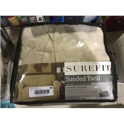SureFit Sueded Twill Loveseat Slipcover