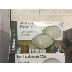 UberHausSet of 2 12" CeilingFlushmounts