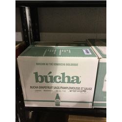 Case of Bucha Organic Kombucha Tea Grapefruit (12 x 473mL)