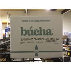 Case of Bucha Organic Kombucha Tea Blood Orange (12 x 473mL)