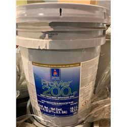 Lot of 4 x 18.1L Pails of Sherwin Williams White Interior Acrylic Paint from a freight claim sold as