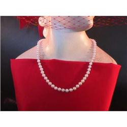 CULTURED PEARL NECKLACE  18 Inch 14k Clasp #839033
