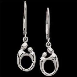 WhiteGold Earrings  MOTHER CHILD #839044